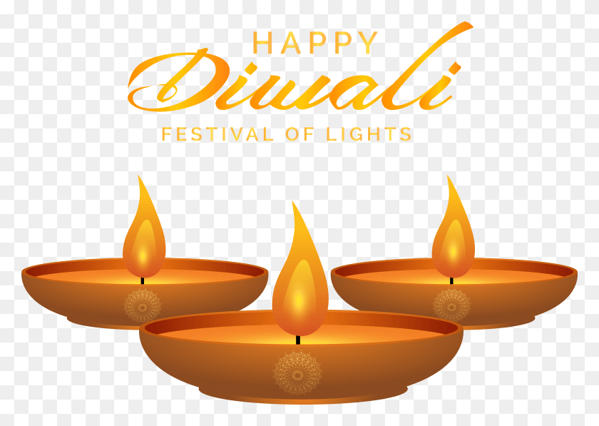 7887x5431 Happy Diwali Transparent Clip Art Image Happy Diwali Diya, Fire, Flame, Candle HD PNG Download
