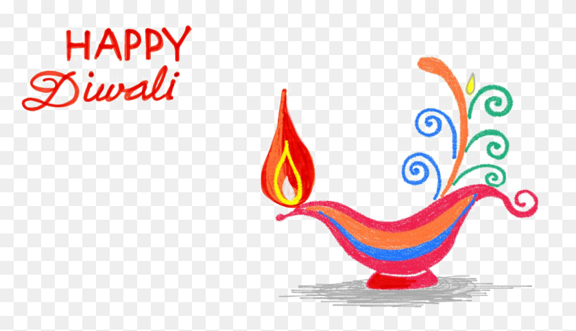 1076x583 Happy Diwali Vector Free Image Happy Diwali Wishes, Text, Symbol, Animal HD PNG Download