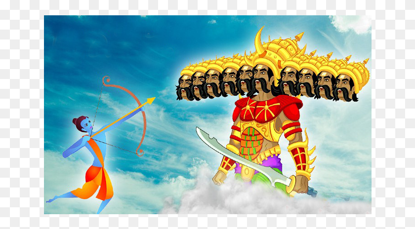 664x404 Happy Dussehra 2018 Transparent Image Dussehra Wishes, Nature, Outdoors, Person HD PNG Download