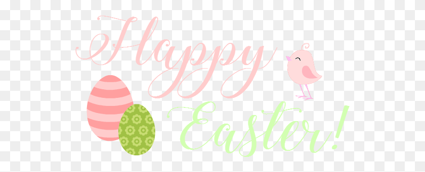 543x281 Happy Easter Illustration, Text, Calligraphy, Handwriting HD PNG Download