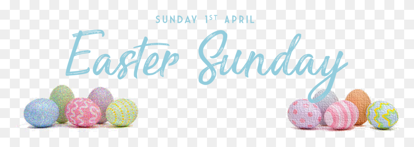 1404x431 Happy Easter Sunday Calligraphy, Text, Handwriting, Alphabet HD PNG Download