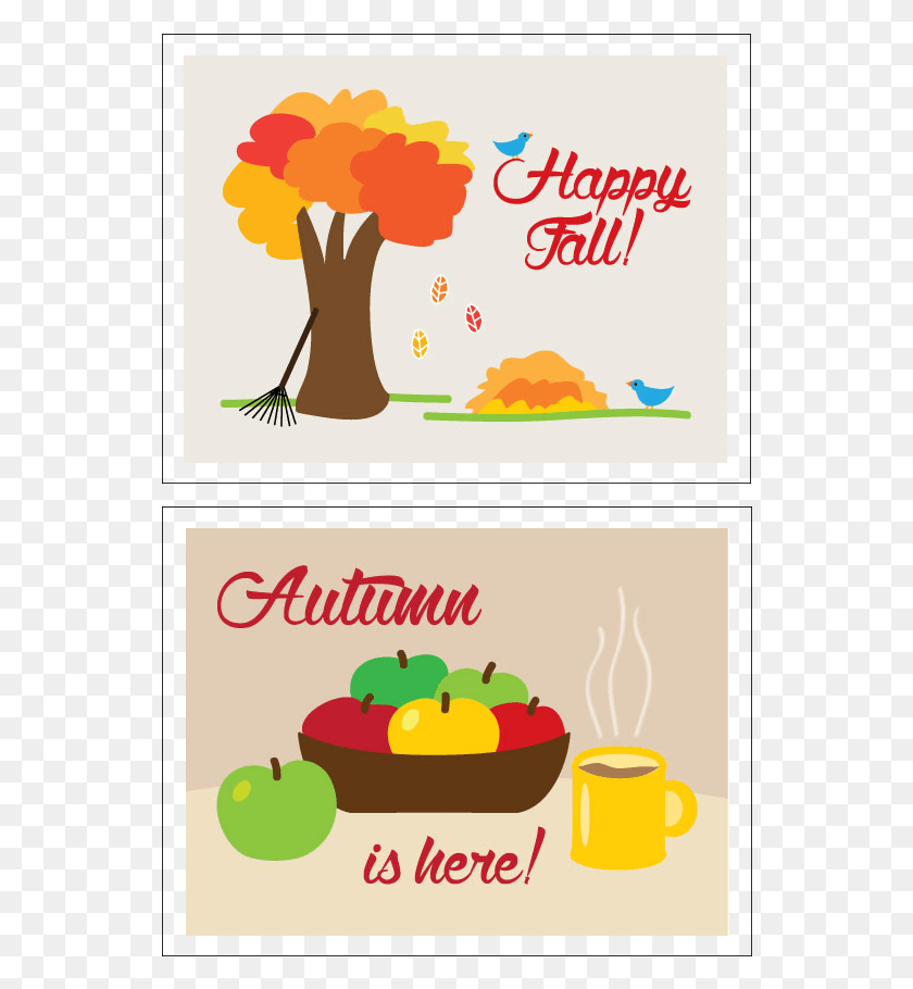 544x850 Happy Fall Cards, Label, Text, Plant HD PNG Download
