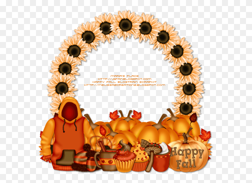584x550 Happy Fall Cluster Frames Applet, Person, Human, Text HD PNG Download