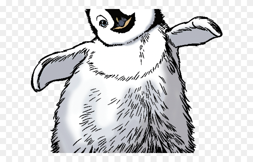 640x480 Раскраски Пингвинов, Животные, Птица, Королевский Пингвин Png Скачать