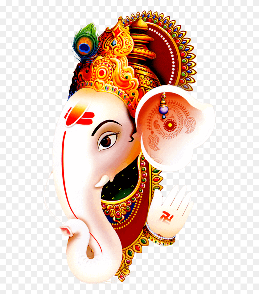 562x894 Happy Ganesh Chaturthi White Happy Bhai Dooj Wishes, Graphics, Pattern HD PNG Download
