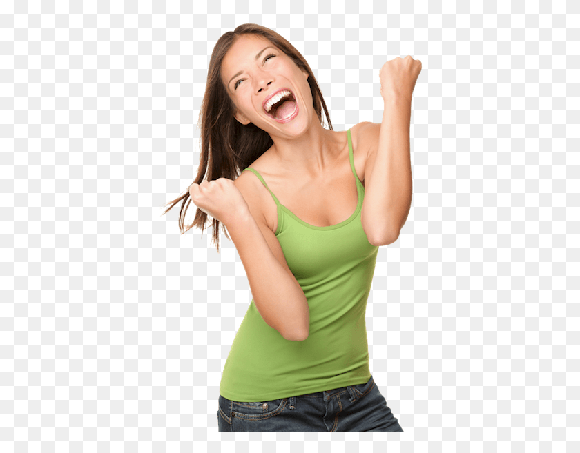 388x597 Happy Girl Picture Transparent Happy Girl, Female, Person, Face HD PNG Download