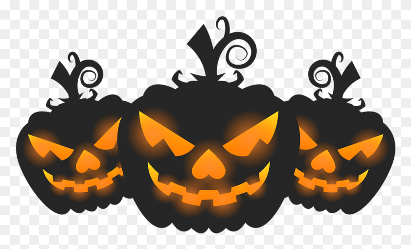 924x533 Descargar Png Feliz Halloween Dibujos Animados Transparente Feliz Halloween Clipart, Halloween, Cartel, Anuncio Hd Png