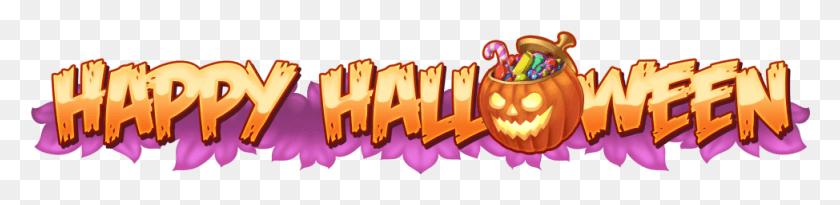 974x182 Happy Halloween Vector Free Transparent Happy Halloween Banner, Crowd, Leisure Activities, Food HD PNG Download