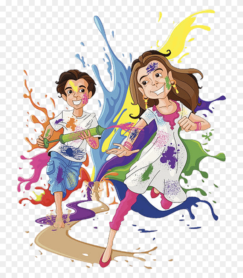 725x898 Happy Holi, Person, Human HD PNG Download
