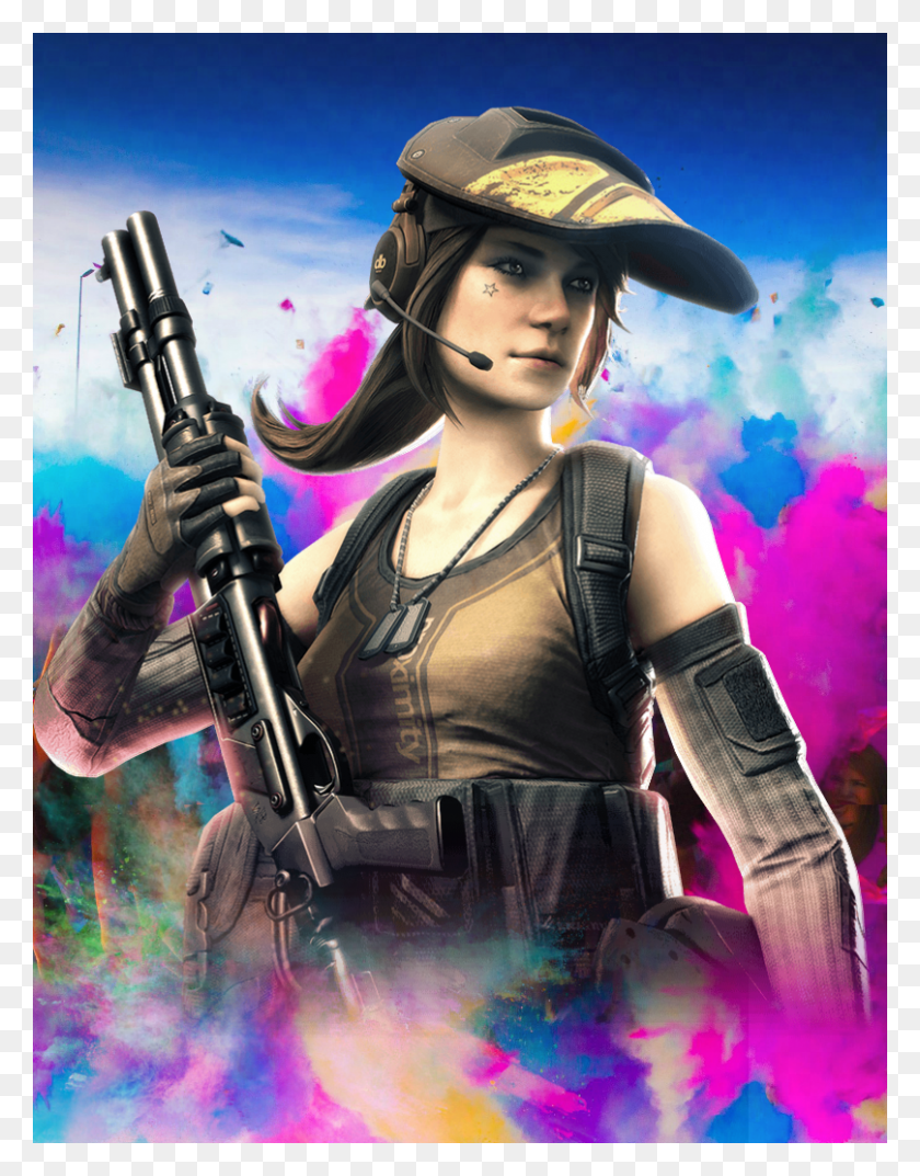 808x1050 Happy Holi Fellow Dirty Bombers Dirty Bomb Proxy Eye, Person, Human, Hat HD PNG Download