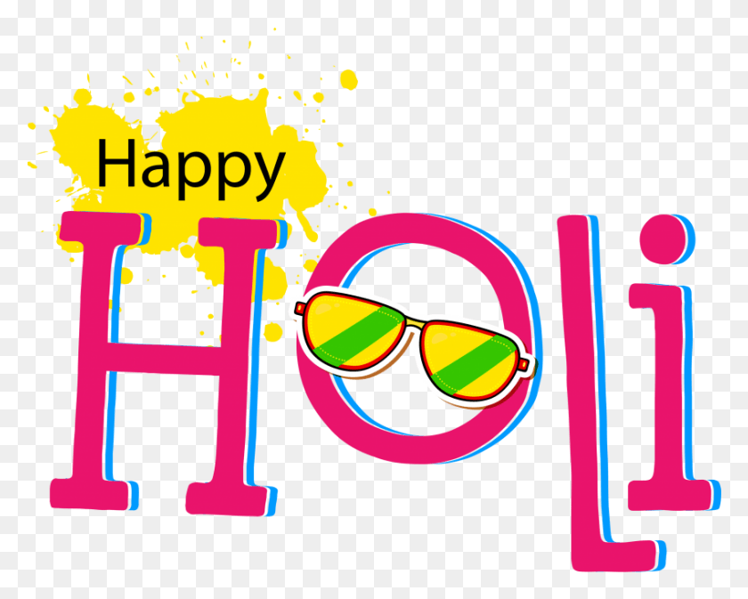 847x666 Happy Holi Holi, Sunglasses, Accessories, Accessory HD PNG Download