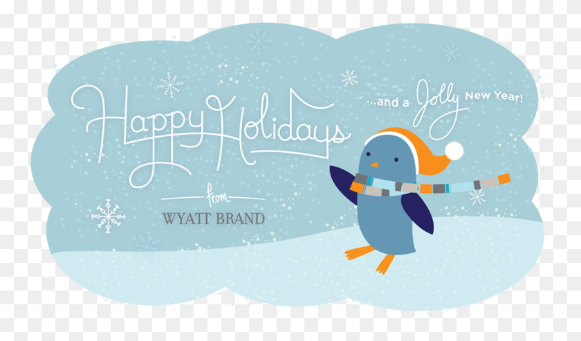 754x433 Happy Holiday Card Cartoon, Outdoors, Nature, Snow HD PNG Download