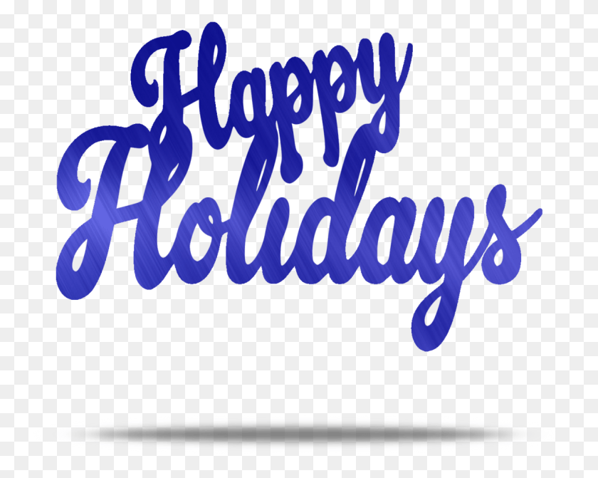 1180x925 Happy Holidays Blue, Text, Handwriting, Calligraphy HD PNG Download