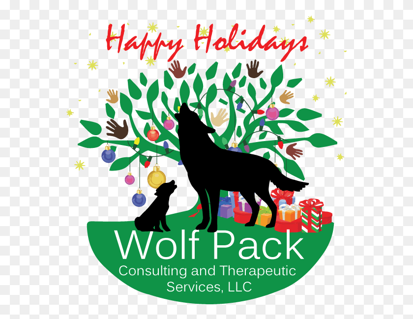 572x589 Happy Holidays From The Pack Birthday, Poster, Advertisement, Graphics HD PNG Download