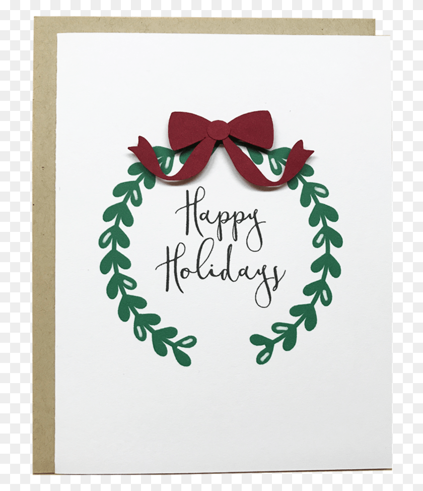 718x914 Happy Holidays Greeting Happy Holidays Blank Cards, Text, Envelope, Mail HD PNG Download