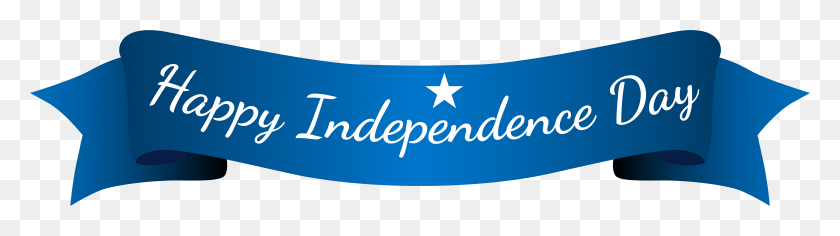 7921x1797 Happy Independence Day Blue Banner Happy Independence Day, Symbol, Label, Text HD PNG Download