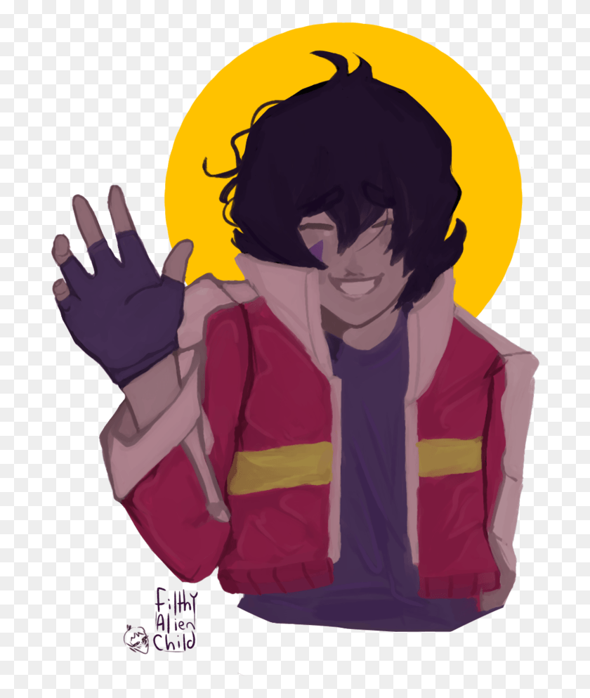 698x933 Happy Keith Illustration, Clothing, Apparel, Coat HD PNG Download