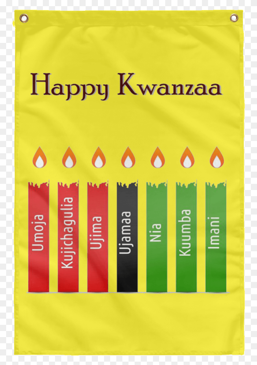 760x1131 Happy Kwanzaa 7 Principles Wall Flag Umoja Kwanzaa 7 Principles, Poster, Advertisement, Flyer HD PNG Download