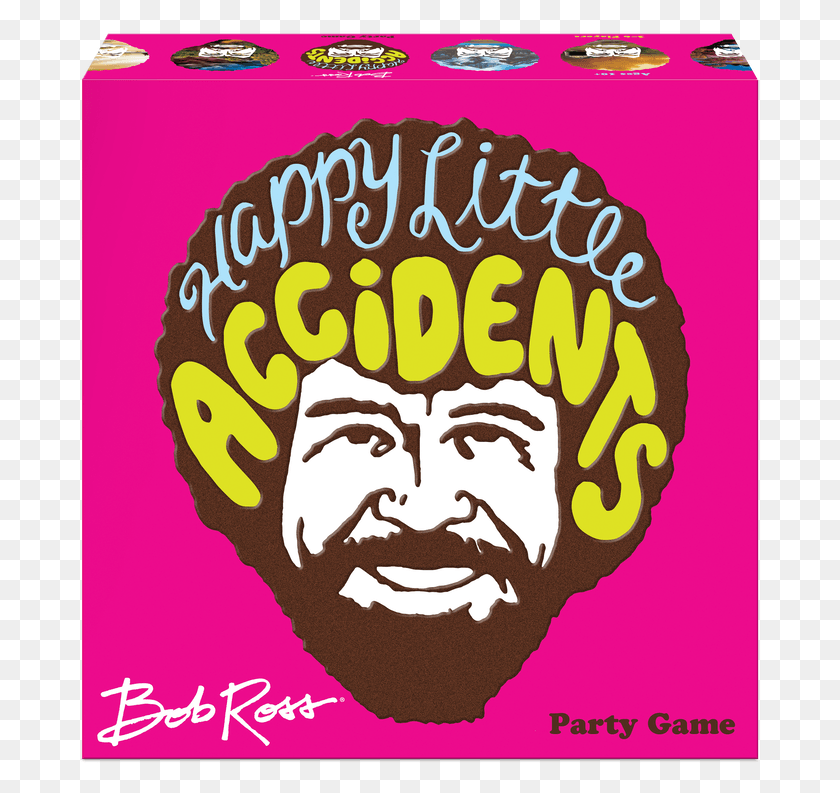 683x733 Happy Little Accidents Bob Ross Happy Little Accidents Game, Poster, Advertisement, Flyer HD PNG Download