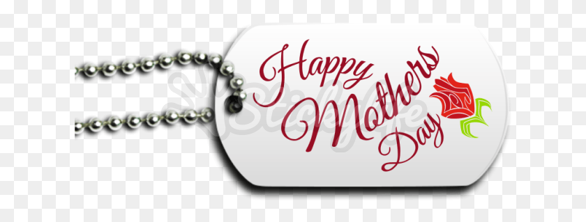 627x259 Happy Mother39s Day Dog Tag Coin Purse, Text, Handwriting, Calligraphy HD PNG Download