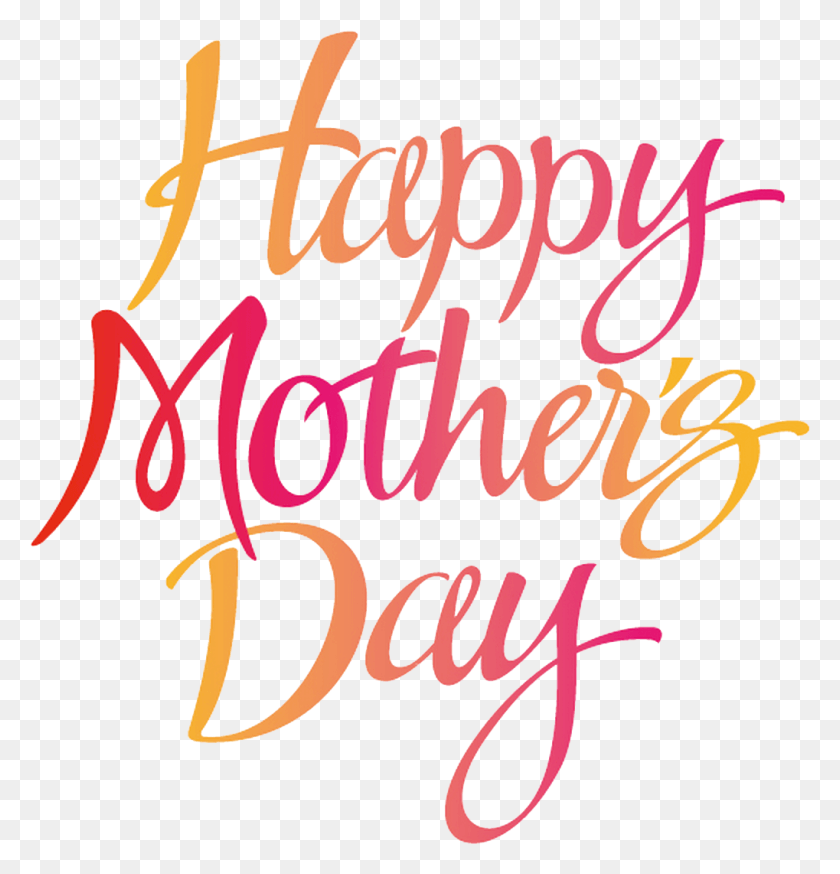1019x1064 Happy Mothers Day Happy Mothers Day Transparent, Text, Handwriting, Calligraphy HD PNG Download