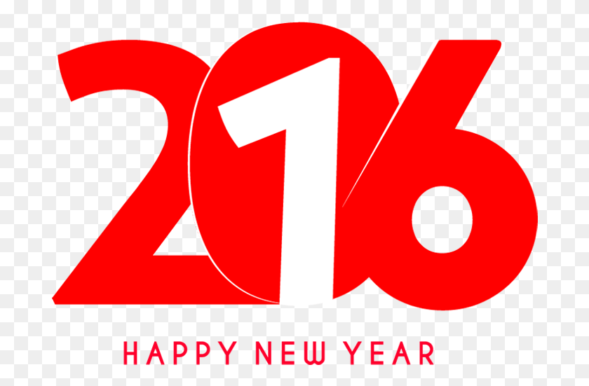 694x491 Happy New Year 2016 Text Design Graphic Design, Number, Symbol, Alphabet HD PNG Download