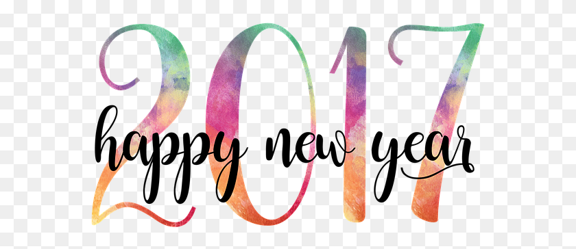 579x304 Happy New Year 2017, Clothing, Apparel, Text HD PNG Download