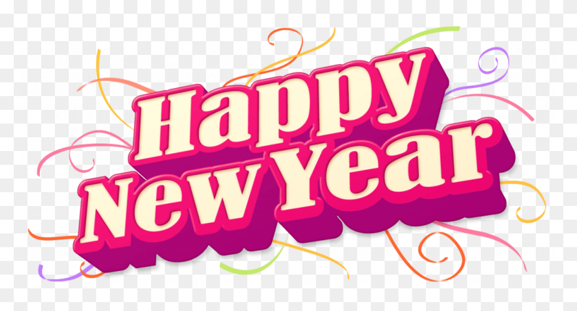 1024x516 Happy New Year 2019 Images New Year 2019 Pictures Happy New Year, Text, Label, Alphabet HD PNG Download