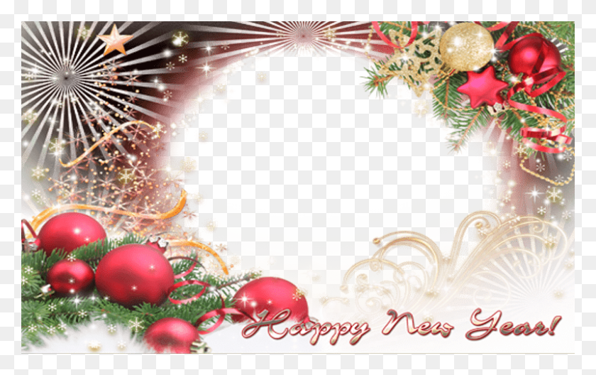 800x480 Happy New Year 2019 Photo Frame New Year Photo Frame Welcome New Year 2019, Plant, Tree, Pattern HD PNG Download