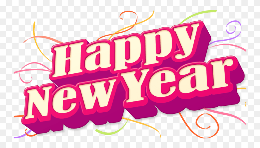 753x420 Happy New Year 2020 .png, Text, Alphabet, Label HD PNG Download