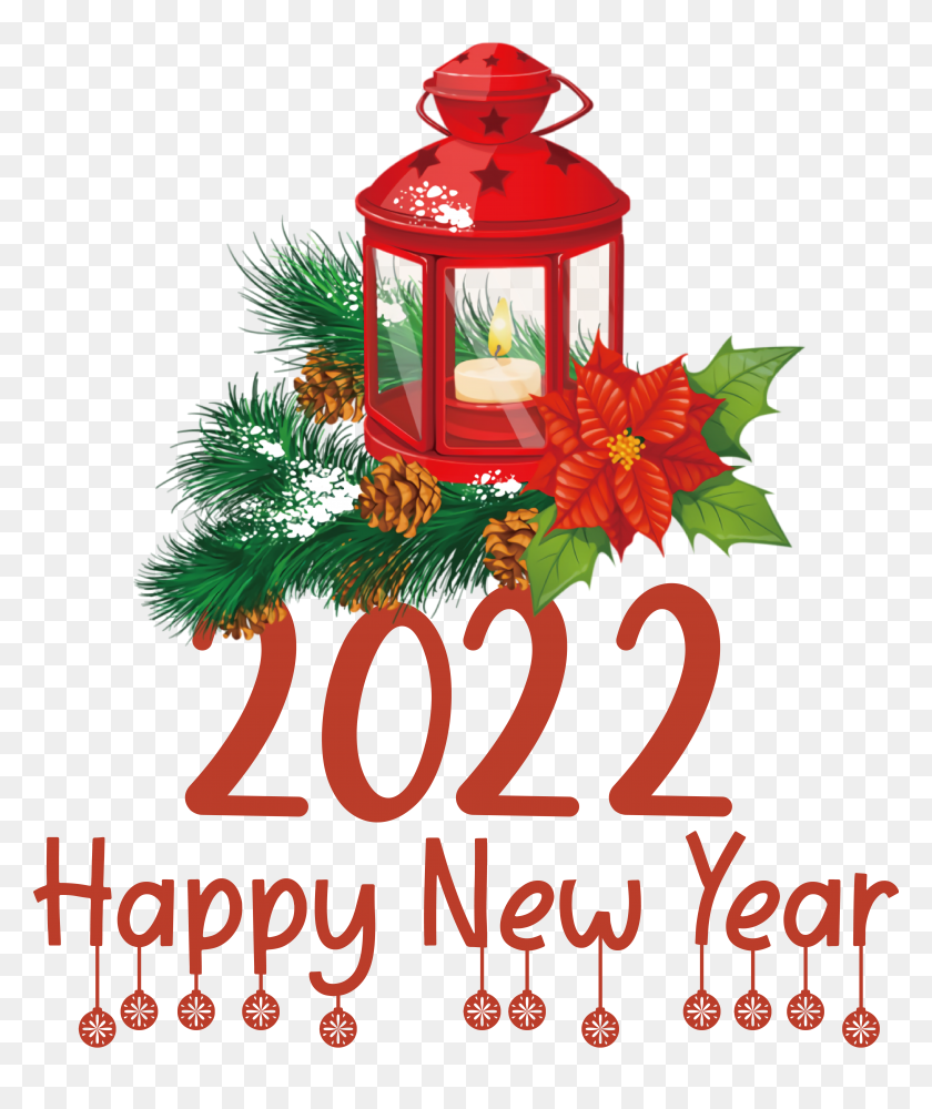 5221x6297 Happy New Year 2022, Lantern, Lamp, Plant HD PNG Download