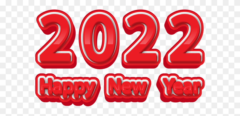 600x347 Happy New Year 2022, Number, Symbol, Text HD PNG Download