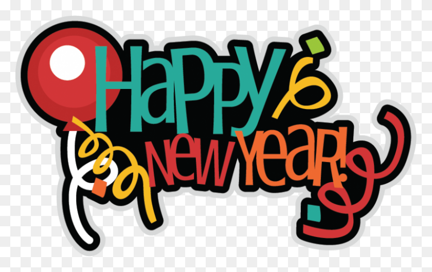 800x482 Happy New Year Celebration New Year Sticker Whatsapp, Text, Alphabet, Label HD PNG Download