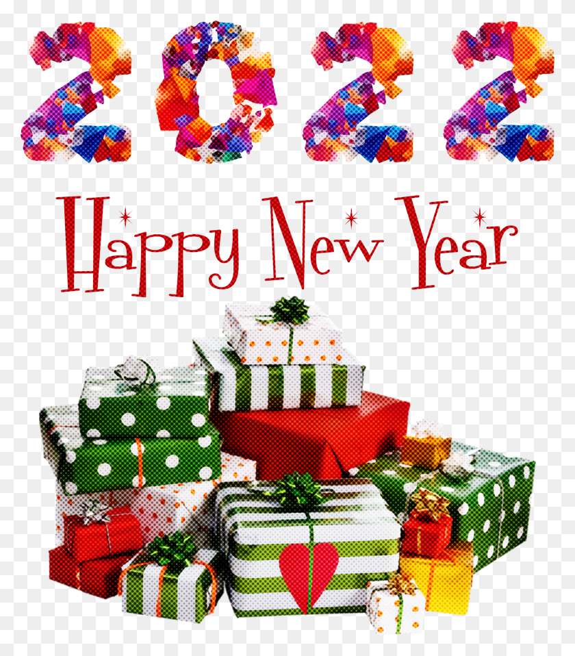 2604x3000 Happy New Year Gifts 2022 HD PNG Download