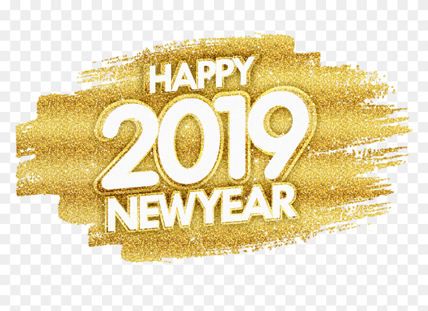 1775x1256 Happy New Year Gold, Label, Text, Food HD PNG Download