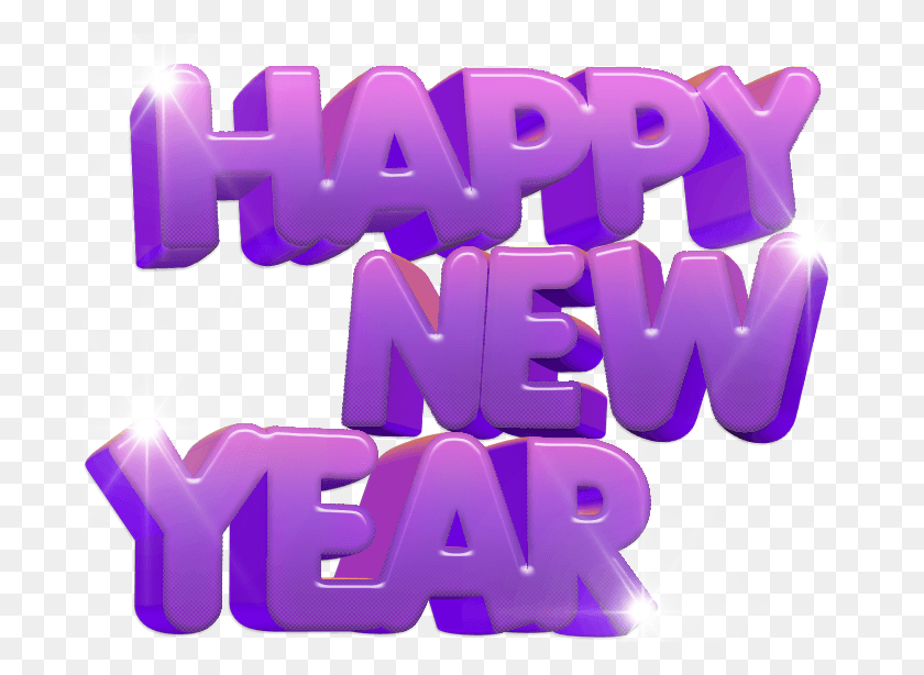 693x554 Happy New Year Happy New Year Pictures New Year Happy New Year 2018 Images, Text, Purple, Toy HD PNG Download