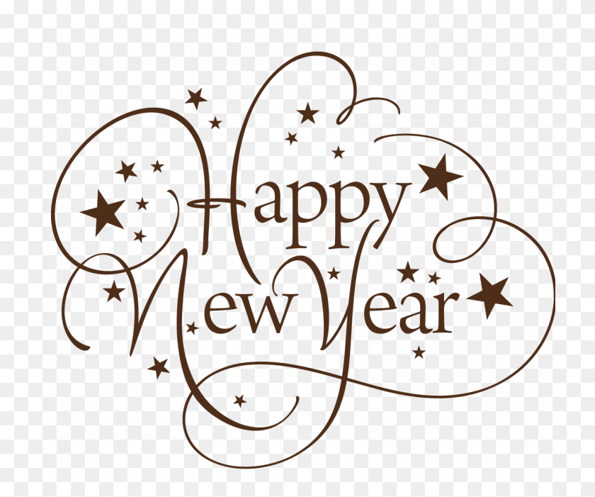 Happy New Year Happy New Year Text, Calligraphy, Handwriting, Alphabet HD PNG Download