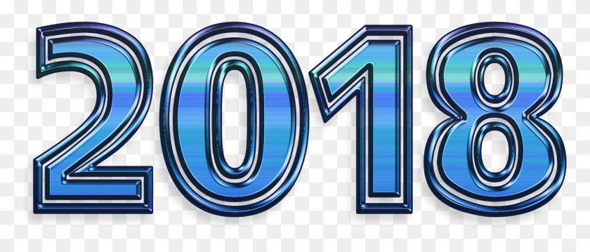 1321x508 Happy New Year Images Gif New Year 2018, Number, Symbol, Text HD PNG Download