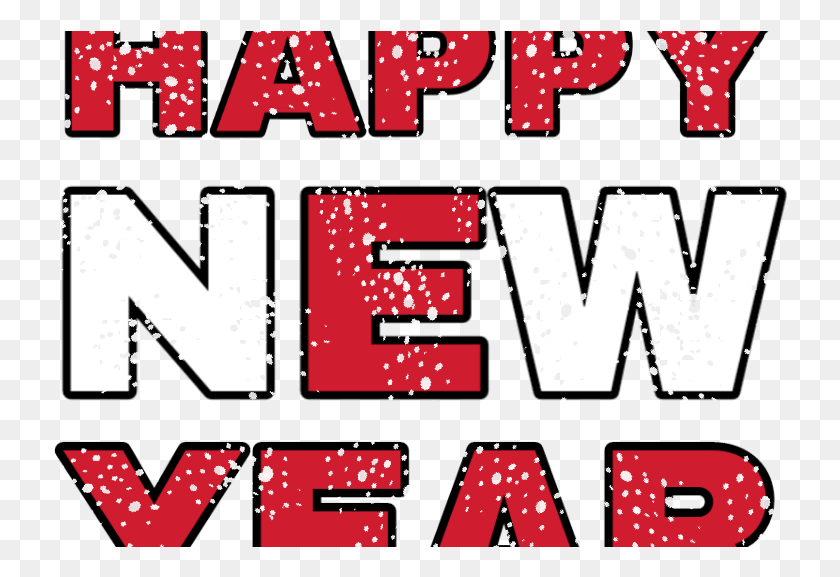 734x517 Happy New Year Picsart Text New Year Whatsapp Sticker, Word, Alphabet, Label HD PNG Download