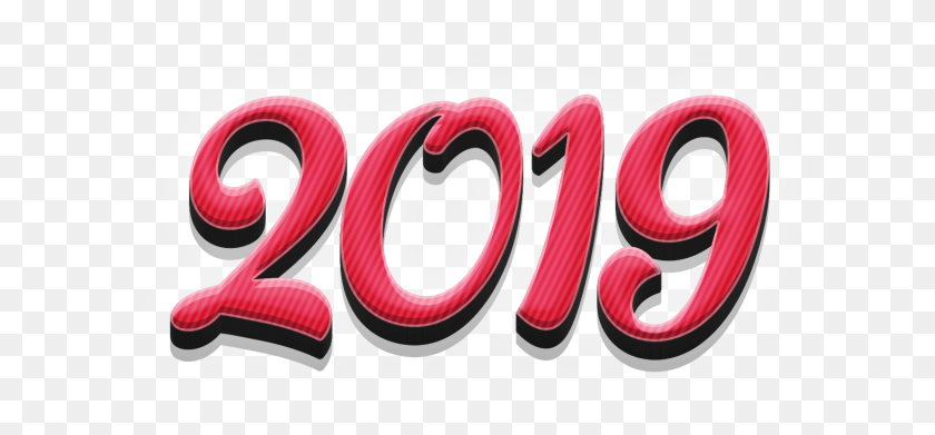 638x331 Happy New Year Text 2019 Zip File For Prabhat Production 2019, Number, Symbol, Logo HD PNG Download