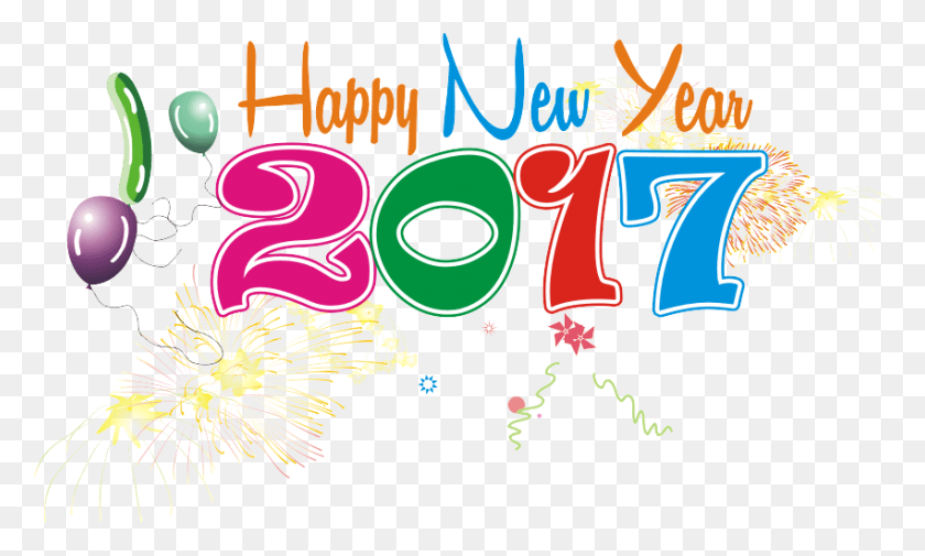 850x485 Happy New Years 2017 Images Graphic Design, Graphics, Text HD PNG Download