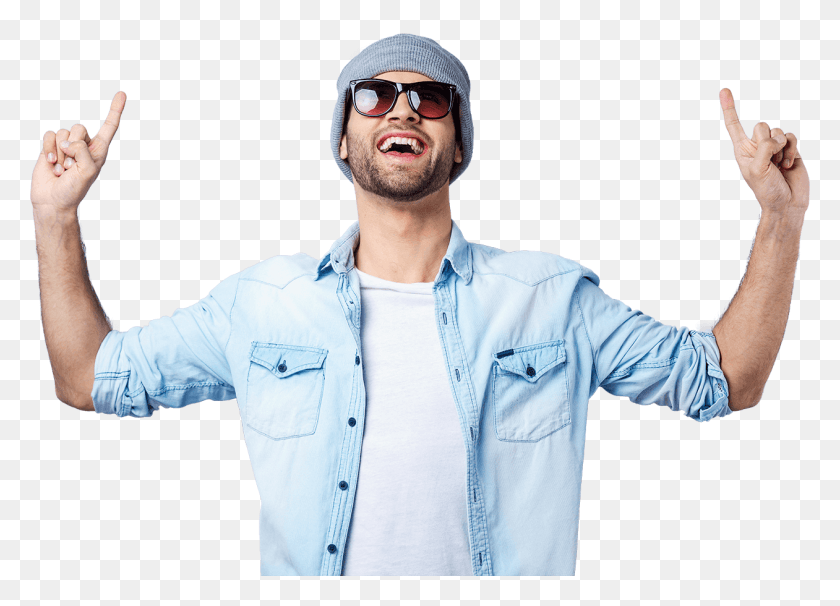 1261x883 Happy Person, Clothing, Apparel, Sunglasses HD PNG Download
