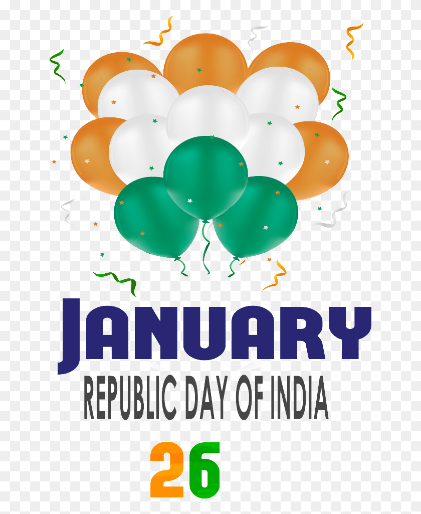 643x965 Happy Republic Day Image Graphic Design, Balloon, Ball, Graphics HD PNG Download