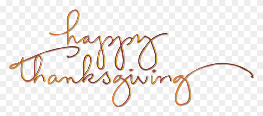 1491x598 Happy Thanksgiving Cursive, Text, Calligraphy, Handwriting HD PNG Download