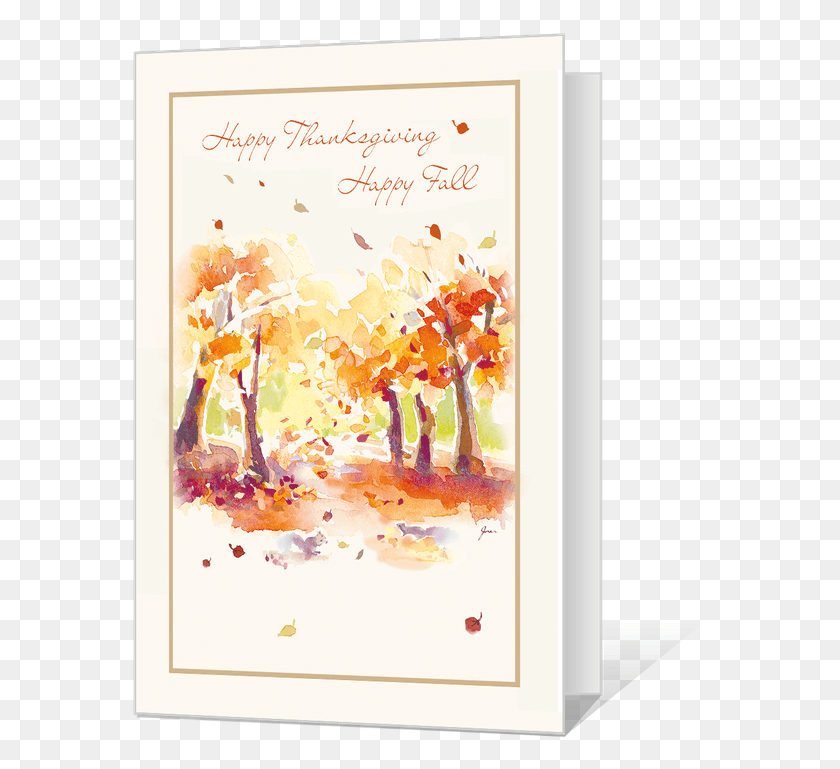 579x709 С Днем Благодарения Счастливая Осень Распечатать Натюрморт, Текст, Поздравительная Открытка Hd Png Скачать