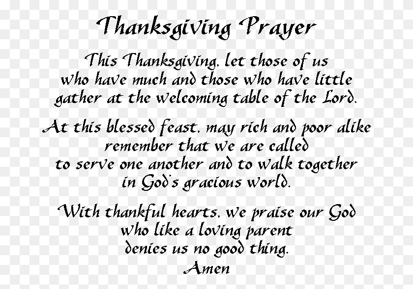 669x529 Happy Thanksgiving Prayer Thanksgiving Prayer, Gray, World Of Warcraft HD PNG Download