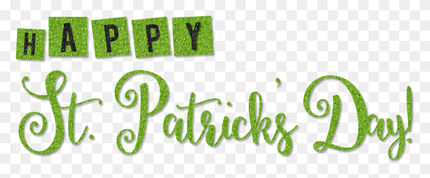 2127x787 Happy Transparent St Patrick Day Calligraphy, Text, Alphabet, Word HD PNG Download