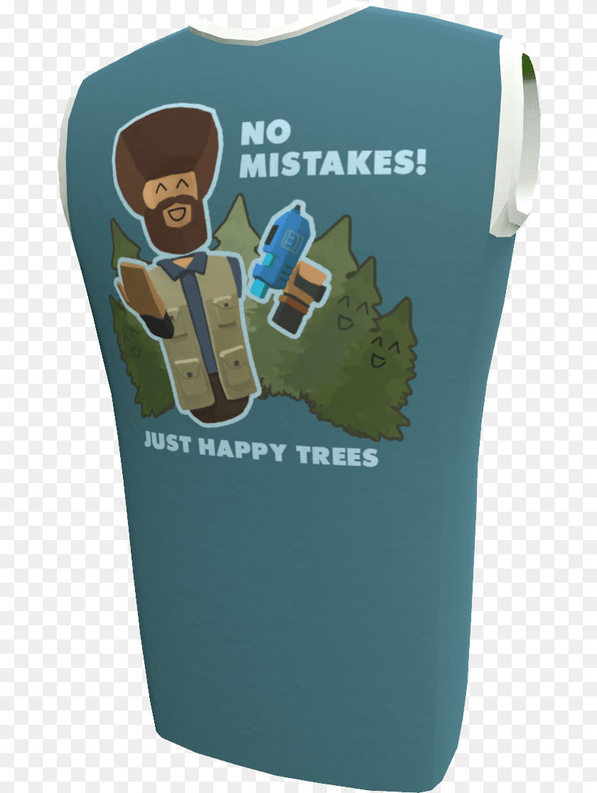 683x1116 Happy Trees Shirt Rec Room 2020 Shirt, Clothing, T-shirt, Person, Vest Clipart PNG