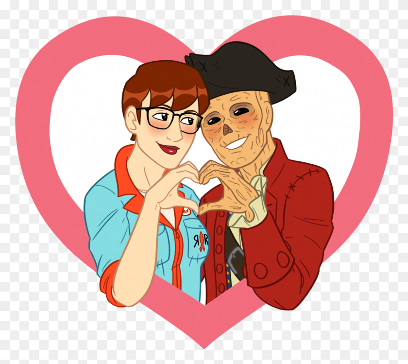 1091x965 Happy Valentine39s Day Everyone Drew These 2 Being Cartoon, Person, Human, Face HD PNG Download