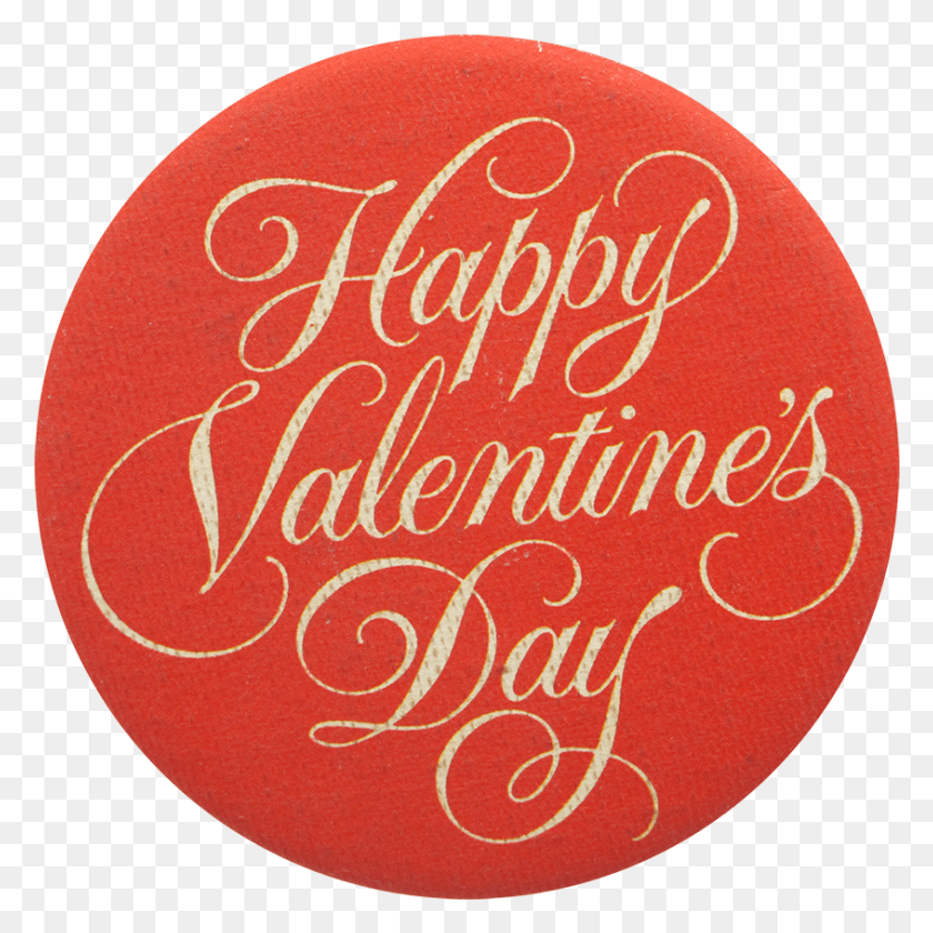 845x845 Happy Valentine39s Day Happy Valentine39s Day Orange, Text, Calligraphy, Handwriting HD PNG Download